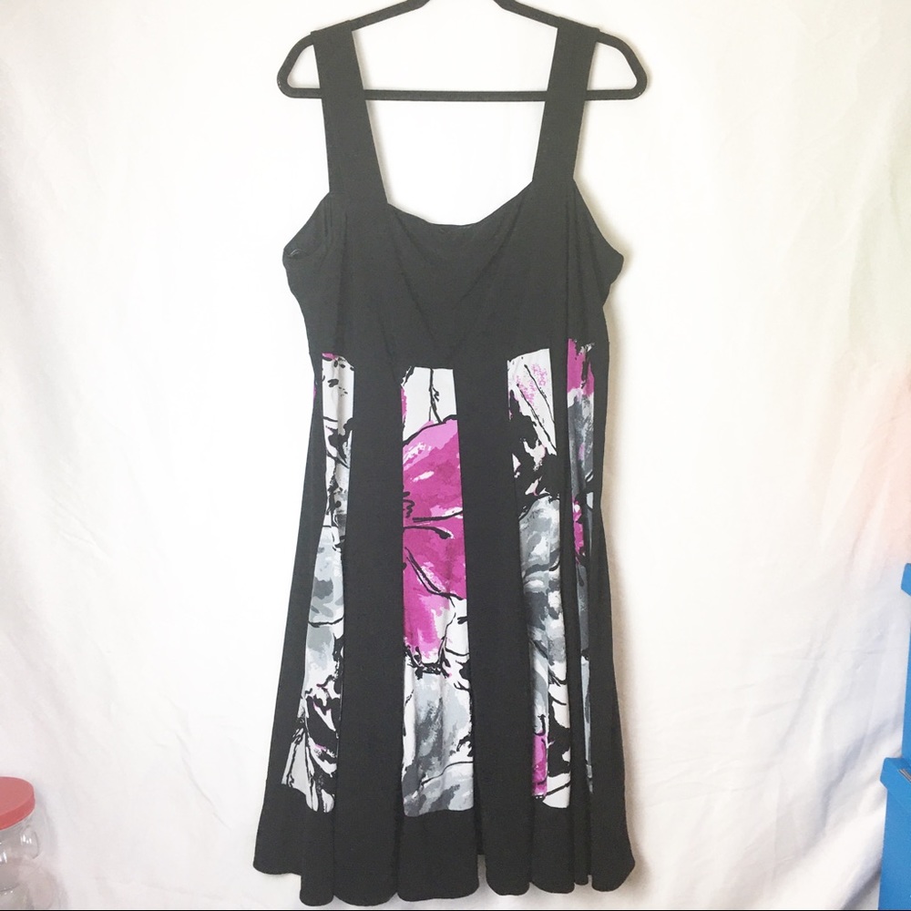 Black Floral Dress